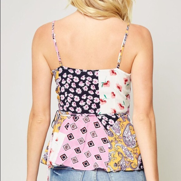 NWT patchwork wrap tank - Picture 5 of 8